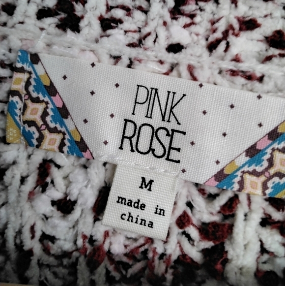 Pink Rose Sweater   Size  M - Picture 5 of 7